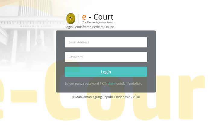 Aplikasi e-Court